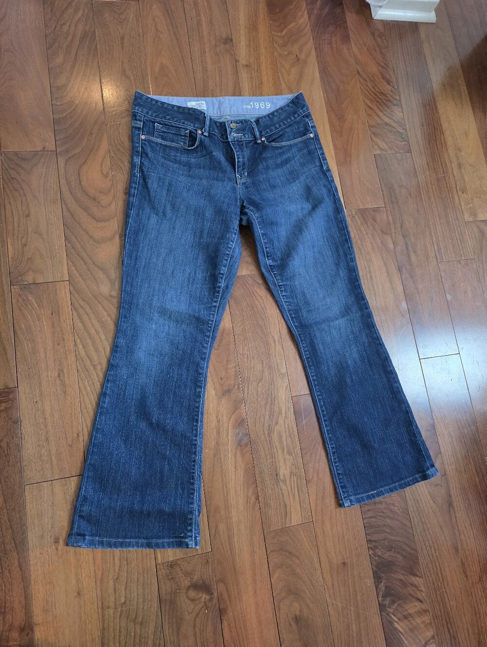 Gap Size 30/10r Denim Women's Bootcut Jeans - Dark Blue